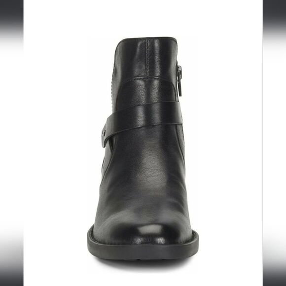 🌸Born Women's Black Leather Booties Size 7 - Picture 2 of 12